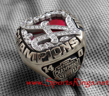 **SOLD**2009 Alabama Crimson Tide Football "NCAA NATIONAL CHAMPIONSHIP" Authentic Former Starting Player's Ring!