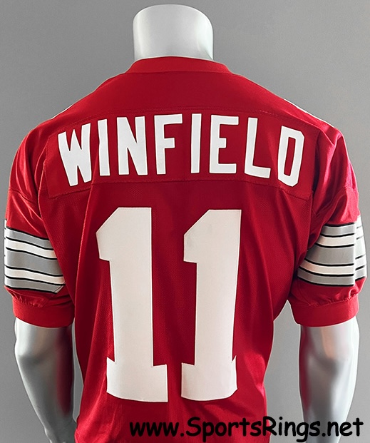 **SOLD**1998 Ohio State Football Nike Game Worn Player's Jersey!!-**#11 Antoine WINFIELD-Starting DB** 