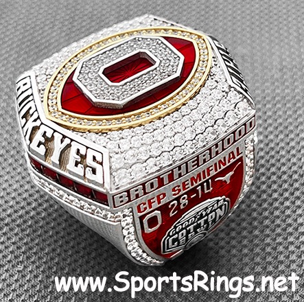 **SOLD PREMIER LISTING!!**2024/2025 Ohio State Buckeyes Football "COLLEGE FOOTBALL PLAYOFF ROUND 1/ROSE BOWL/COTTON BOWL CHAMPIONSHIP" Authentic Player Awarded/Issued Jostens Ring!!
