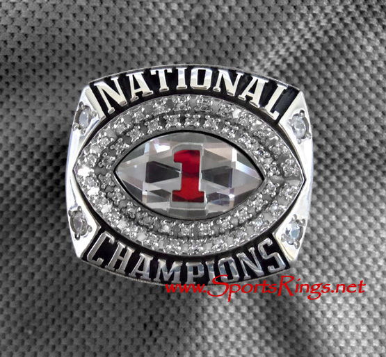 **SOLD**2011 Alabama Crimson Tide Football "BCS NATIONAL CHAMPIONSHIP" Authentic Starting Player's Ring