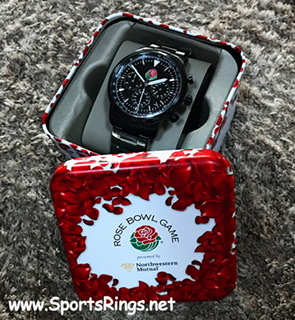 **SOLD**2018/19 Ohio State Buckeyes Football "ROSE BOWL CHAMPIONSHIP" Starting Player Issued Watch and Presentation Case!!(MINT)