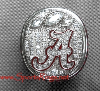**SOLD**2012 Alabama Crimson Tide Football "NCAA NATIONAL CHAMPIONSHIP" Authentic Player Issued Ring