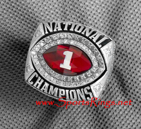 **SOLD**2009 Alabama Crimson Tide Football "BCS NATIONAL CHAMPIONSHIP" Authentic Former Starting Player's Ring!