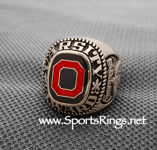 **SOLD**Ohio State Buckeyes Football Authentic Starting Player Issued Varsity "O Club" 10K GOLD Lettermans Ring!