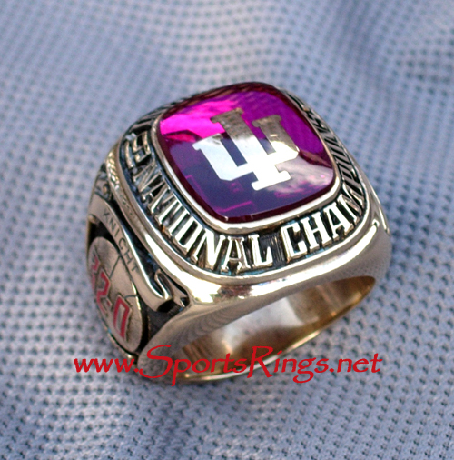 **SOLD**1976 Indiana University "NATIONAL CHAMPIONSHIP" 10K Sample Ring