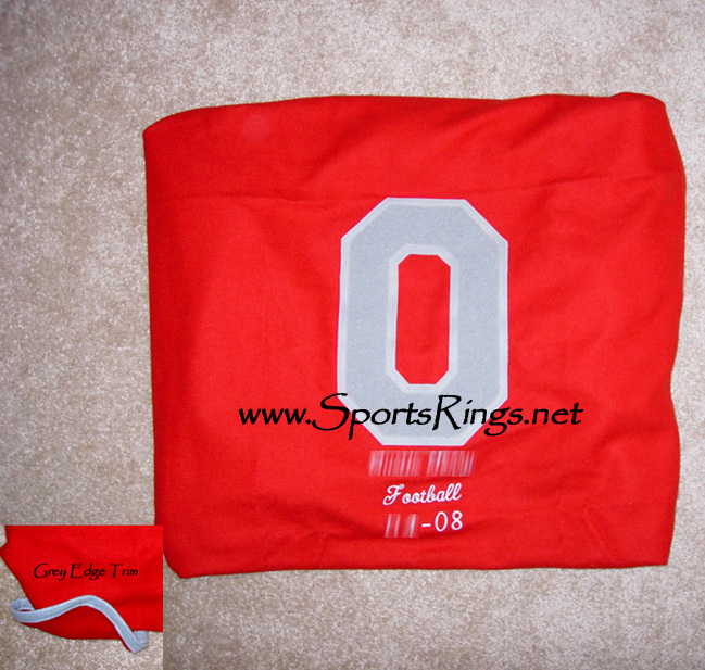 **SOLD**Ohio State Football Players Varsity "O" Lettermans Blanket