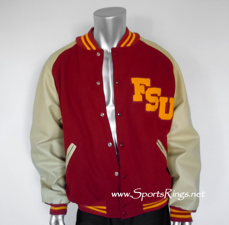 **SOLD**Official Florida State Seminoles Football Varsity "FSU" Starting Player Issued Letterman's Jacket