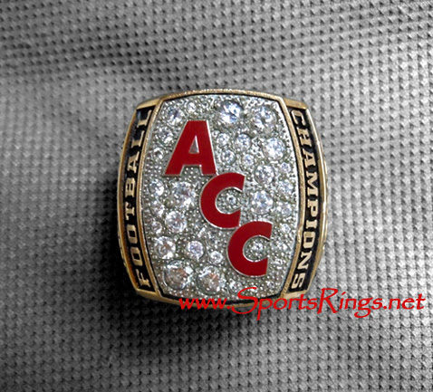 **SOLD**2007 VT Virginia Tech Football "DR. PEPPER ACC CHAMPIONSHIP" Player's Ring