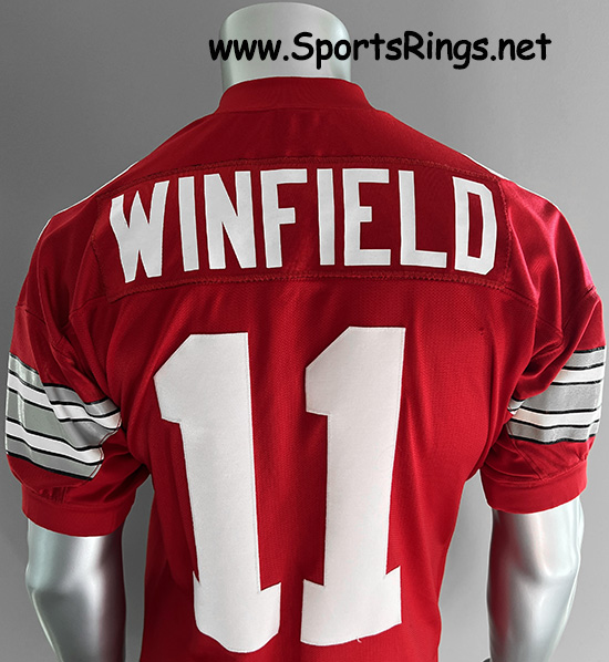 **SOLD**1996 Ohio State Football Nike Game Worn Player's Jersey!!-**#11 Antoine WINFIELD-Starting DB** 