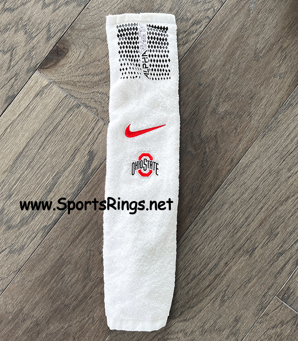 **AVAILABLE**2024 Ohio State Football Nike Game Worn Player's Hand Towel!! 