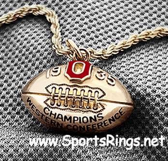 **AVAILABLE PREMIER LISTING**1935 Ohio State Buckeyes Football "WESTERN CONFERENCE CHAMPIONS" 10K GOLD Authentic Player Issued Championship Award!!  