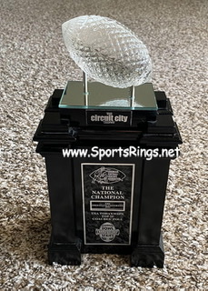 **SOLD**2002 Ohio State Football BCS NATIONAL CHAMPIONSHIP 2-Piece Trophy!