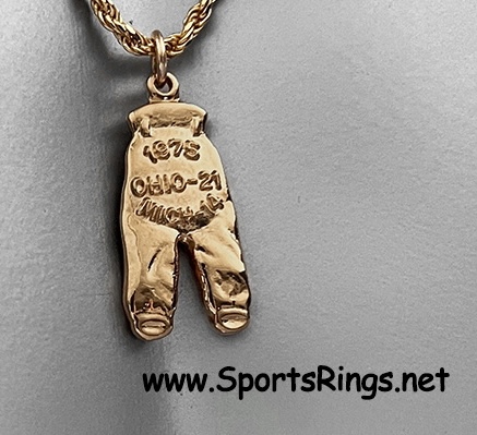 **SOLD!!**1975 Ohio State Buckeyes Football "GOLD PANTS" Authentic Player Issued Award Charm! 