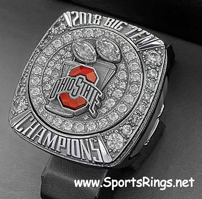 **AVAILABLE**2018 Ohio State Buckeyes Football "OUTRIGHT BIG TEN/ROSE BOWL CHAMPIONSHIP" Authentic Player Issued Ring(RING ONLY)**FORMER STARTING RB**!!