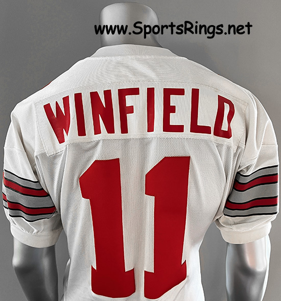 **SOLD**1998 Ohio State Football Nike Game Worn Player's Jersey!!-**#11 Antoine WINFIELD-Starting DB**  