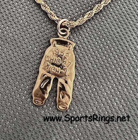 **AVAILABLE!!**1952 Ohio State Buckeyes Football "GOLD PANTS" Authentic Player Issued Award Charm! 