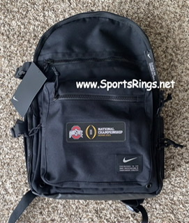 **AVAILABLE**2021 Ohio State Football "COLLEGE PLAYOFF NATIONAL CHAMPIONSHIP" Player Issued NIKE Backpack!