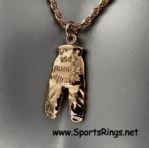 **AVAILABLE!!**1967 Ohio State Buckeyes Football "GOLD PANTS"  Player Issued Award Charm!