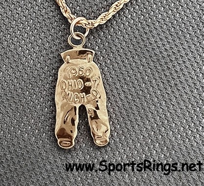 **SOLD!!**1960 Ohio State Buckeyes Football "GOLD PANTS" Authentic Player Issued Award Charm! 