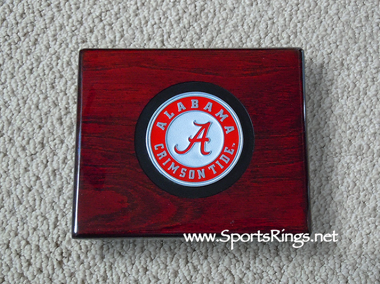 **SOLD**2009 Alabama Crimson Tide Football "NATIONAL CHAMPIONSHIP" Authentic Player Issued Ring Display Case!!