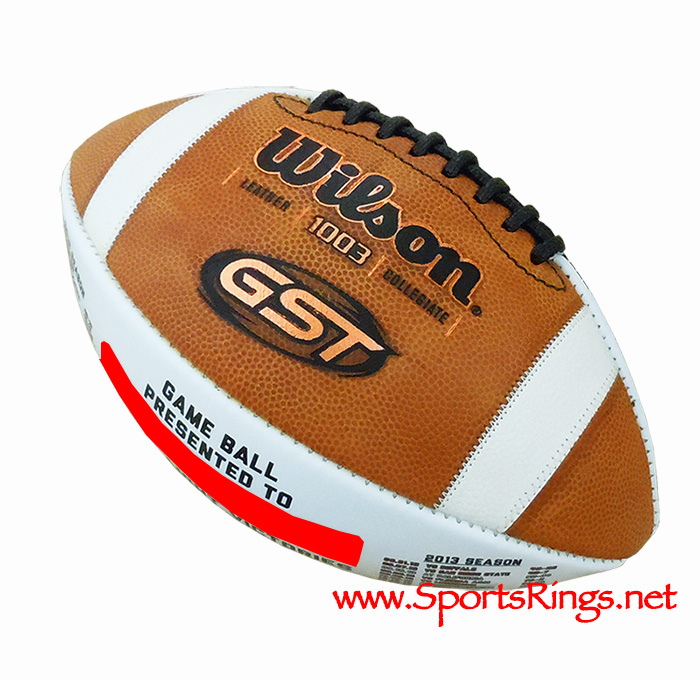 **SOLD**2013 Ohio State Football "24 Straight Victories" Player Issued Commemorative Game Ball!!