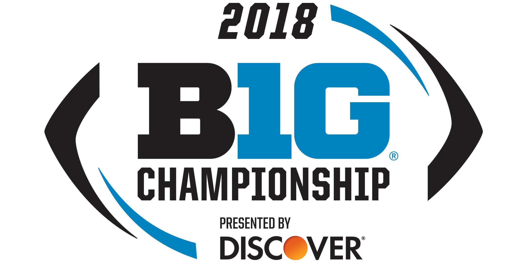 **SOLD**(2) 2018 OHIO STATE FOOTBALL B1G TEN CHAMPIONSHIP Game Tickets(Section 143,Rw 4) **20yrd Line OSU Bench**