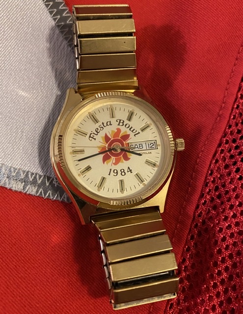 **SOLD**1984 Ohio State Football "FIESTA BOWL CHAMPIONSHIP" Starting Player Issued Watch!!