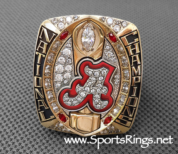 **SOLD**2015 Alabama Football "COLLEGE FOOTBALL PLAYOFF COTTON BOWL/NATIONAL CHAMPIONSHIP" Player Issued Ring