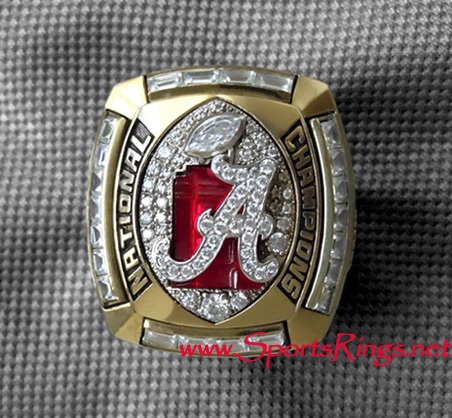 **SOLD**2011 Alabama Crimson Tide Football "NCAA NATIONAL CHAMPIONSHIP" Authentic Player's Ring