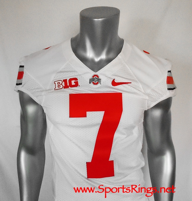 **SOLD**Ohio State Buckeyes Football Road Game Worn Starting Player's Jersey-#7 Jordan Hall-Starting RB and Captain!!