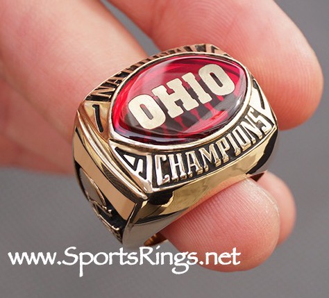 **SOLD**1961 Ohio State Football "NATIONAL CHAMPIONSHIP" 10K Gold Player Issued Ring