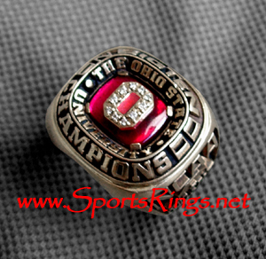 **SOLD**2000 Ohio State Basketball "Big Ten Champions'' 10K Players Ring