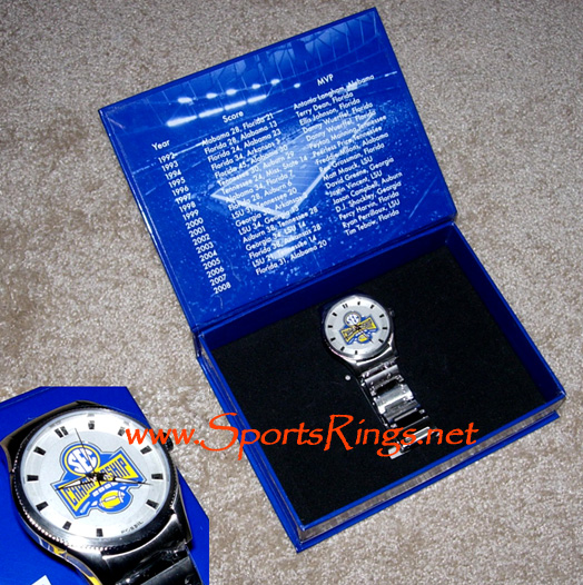 **SOLD**2009 UF Gators Football "SEC Championship" Player's Issued Watch
