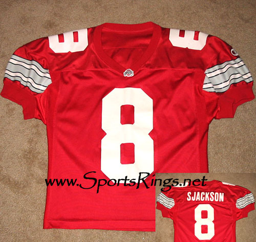 **SOLD**1995 Ohio State Football #8 Stanley Jackson Game Worn Jersey