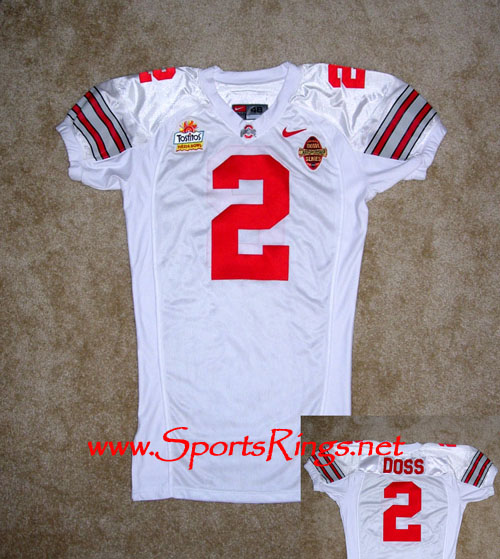 **SOLD**2002 Ohio State Football #2 Doss BCS National Championship Jersey