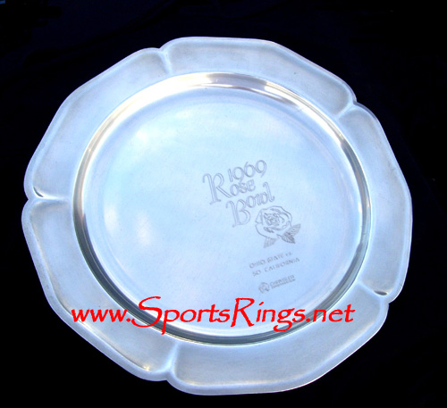 **SOLD**1969 Ohio State Football Rose Bowl Commemorative Plate