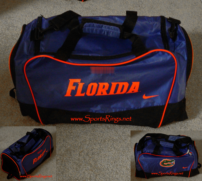 **SOLD**2009 UF Gators Football Player's Issued Customized Bag